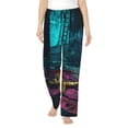 thumbnail image 1 of Logiee Lost Golden Key Print Women Pajama Pants,Comfy Pj Bottom with Pockets & Drawstring,Stretch Casual Sleepwear-Small, 1 of 6