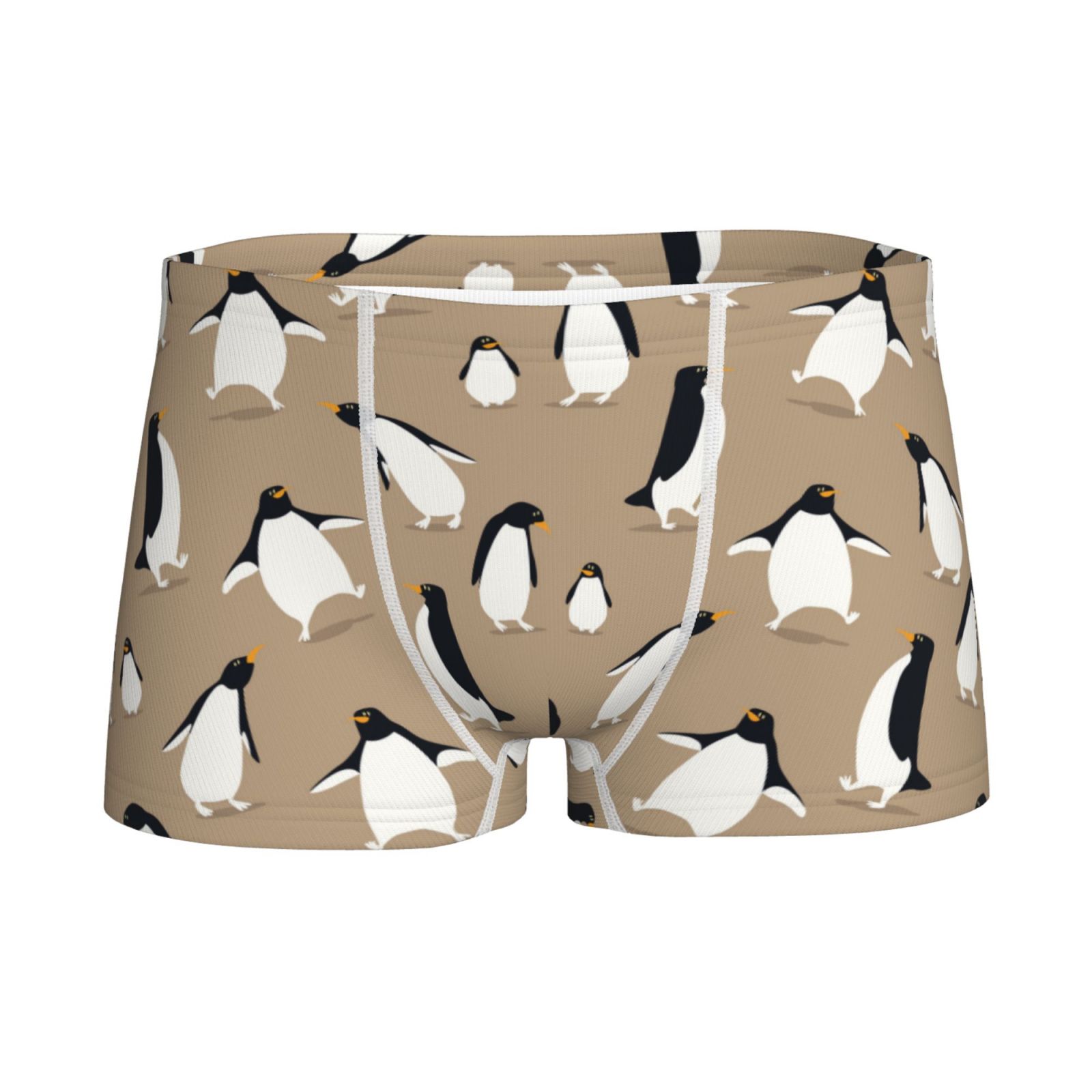 Logiee Lovely Penguin Print Boys' Boxer Briefs,Tween Boy Underwear ...