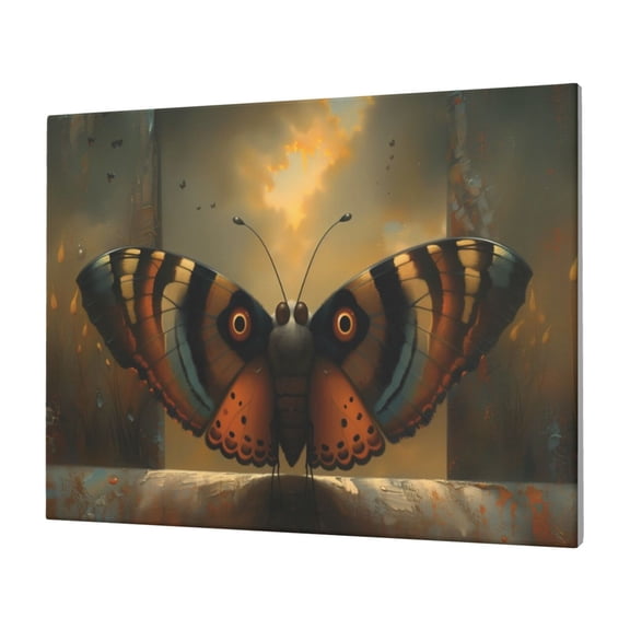 Logiee Majestic Butterfly Sunset Print Canvas Wall Art,Canvas Picture Prints with Frame, Wall Art Decorative,Canvas Decorative,Suitable for Living Room Bedroom Office Room 30x40