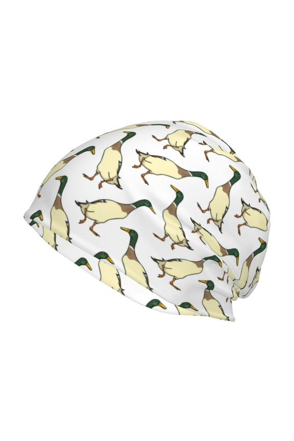 Mallard Ducks Print Unisex Knit Beanie for Men Women Winter Hat,Beanies Skull Caps