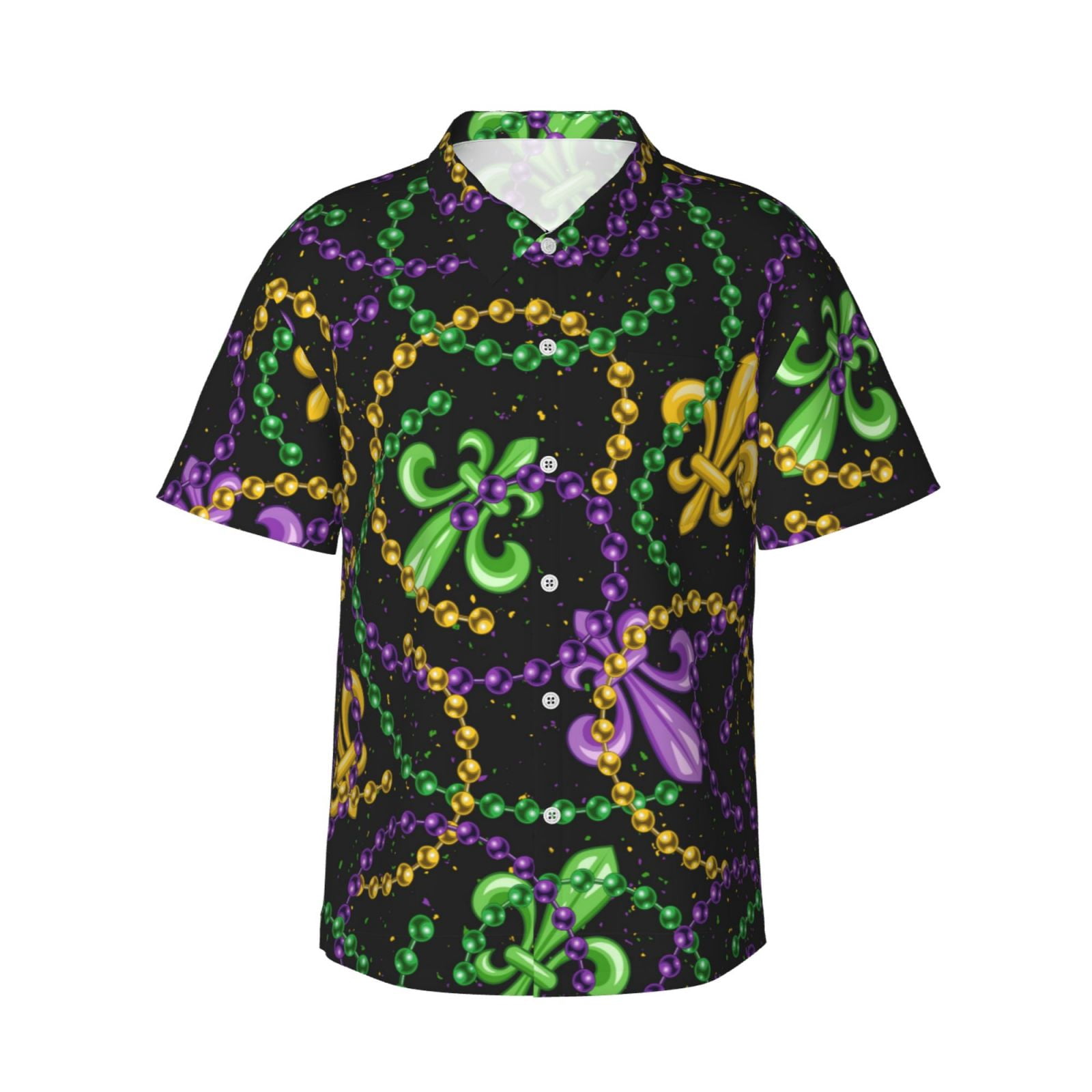 MCEDAR Men's Hawaiian Shirts – Loose-Fit Short Sleeve Tropical Aloha Shirts, Big & Tall