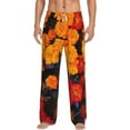 thumbnail image 1 of Logiee Marigold Flowers In Different Colors Print Pajama Pants for Men,Men’s Pajama Bottoms,Mens PJ Pants with Pockets & Button Fly-X-Large, 1 of 6