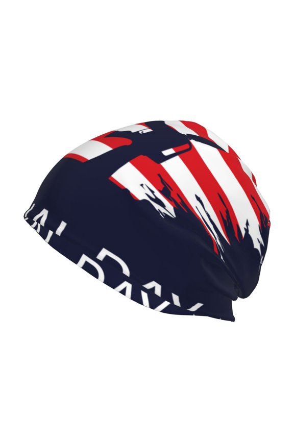 Memorial Day Print Unisex Knit Beanie for Men Women Winter Hat,Beanies Skull Caps