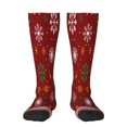 thumbnail image 1 of Logiee Merry Christmas Print Gift Stocking Stuffers,Adult Stockings,Novelty Socks,Funny Socks Birthday Running Walking Sleeping, 1 of 6