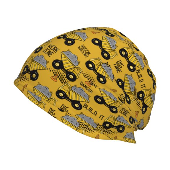 Logiee Modern Truck Print Unisex Knit Beanie for Men Women Winter Hat,Beanies Skull Caps