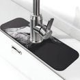 thumbnail image 1 of Logiee Monochrome Giraffe Expression Print Kitchen Sink Splash Guard Faucet Mat for Splash Guard Behind Faucet Drip Catcher for Kitchen,Bathroom,Sink Mat,Dish Drying Mat,Bathroom-15" X 5.5", 1 of 7