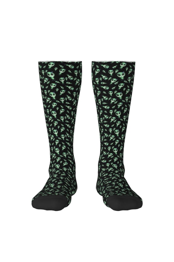 Monster Cartoons Print Gift Stocking Stuffers,Adult Stockings,Novelty Socks,Funny Socks Birthday Running Walking Sleeping