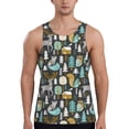 thumbnail image 1 of Logiee Moose Squirrel owls tree Print Men's Workout Tank Top,Quick Dry Workout Tank Top,Gym Muscle Tee,Fitness Bodybuilding Sleeveless T Shirt-3X-Large, 1 of 7