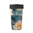 thumbnail image 1 of Logiee Mountain Lotus Serenity Print Stainless Steel Coffee Tumbler, Travel Coffee Mug, Insulated Coffee Mug with Lid, Spill Proof Coffee Cup, Portable Thermal Mug, 1 of 8