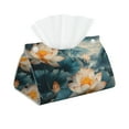 thumbnail image 1 of Logiee Mountain Lotus Serenity Print Tissue Box Cover,Stylish Tissue Box Holder Decorative Tissue Cover for Bathroom Toilet Bedroom Living Room Table Desk Office, 1 of 7