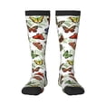 thumbnail image 1 of Logiee Multicolored Butterflies Print Gift Stocking Stuffers,Adult Stockings,Novelty Socks,Funny Socks Birthday Running Walking Sleeping, 1 of 6