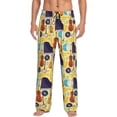 thumbnail image 1 of Logiee Musical Instruments Print Pajama Pants for Men,Men’s Pajama Bottoms,Mens PJ Pants with Pockets & Button Fly-Small, 1 of 6