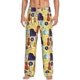 thumbnail image 1 of Logiee Musical Instruments Print Pajama Pants for Men,Men’s Pajama Bottoms,Mens PJ Pants with Pockets & Button Fly-Small, 1 of 6