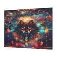 thumbnail image 1 of Logiee Mystic Wolf Dreamcatcher Print Canvas Wall Art,Canvas Picture Prints with Frame, Wall Art Decorative,Canvas Decorative,Suitable for Living Room Bedroom Office Room 30x40, 1 of 6