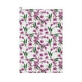 thumbnail image 1 of Logiee Orchids Flowers Print Golf Towels,16" x 24" Portable Golf Towel for Golf Bag with Carabiner Clip to Quickly Remove Sand,Mud and Sweat, 1 of 8