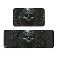 thumbnail image 1 of Logiee Ornate Dark Skull Book Print Kitchen Mats for Floor Sets of 2,Waterproof Kitchen Rugs,Non Slip Comfort Standing Mat Rug for Home,Runner,Sink,Office,Laundry, 1 of 6