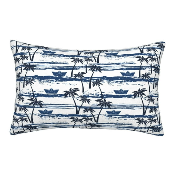 Logiee Palm Tree Print Pillow Case,Throw Pillow Covers, Double Sided Plush Cushion Cover for Couch Sofa Bed, Only Pillowcase-20"x30"