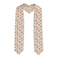 thumbnail image 1 of Logiee Peach Print Unisex Adult Graduation Stole Shawl 72" Long for Academic Commencements Shawl-Sharp Corner, 1 of 7