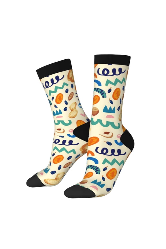 Peanuts 8 Print Adult Socks for Men & Women,Calf Socks, Ankle Socks,Boots Socks,Breathable Casual Sock,Unisex Crew Socks