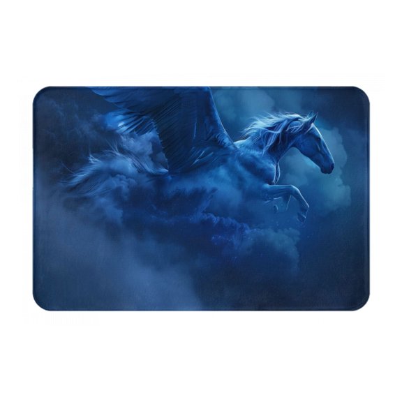 Logiee Pegasus Night Sky Print Welcome Mats for Entryway,Door Mat for Front Door,Entry Mat,Doormat for Garden, Garage, Patio, Home, Porch Decor