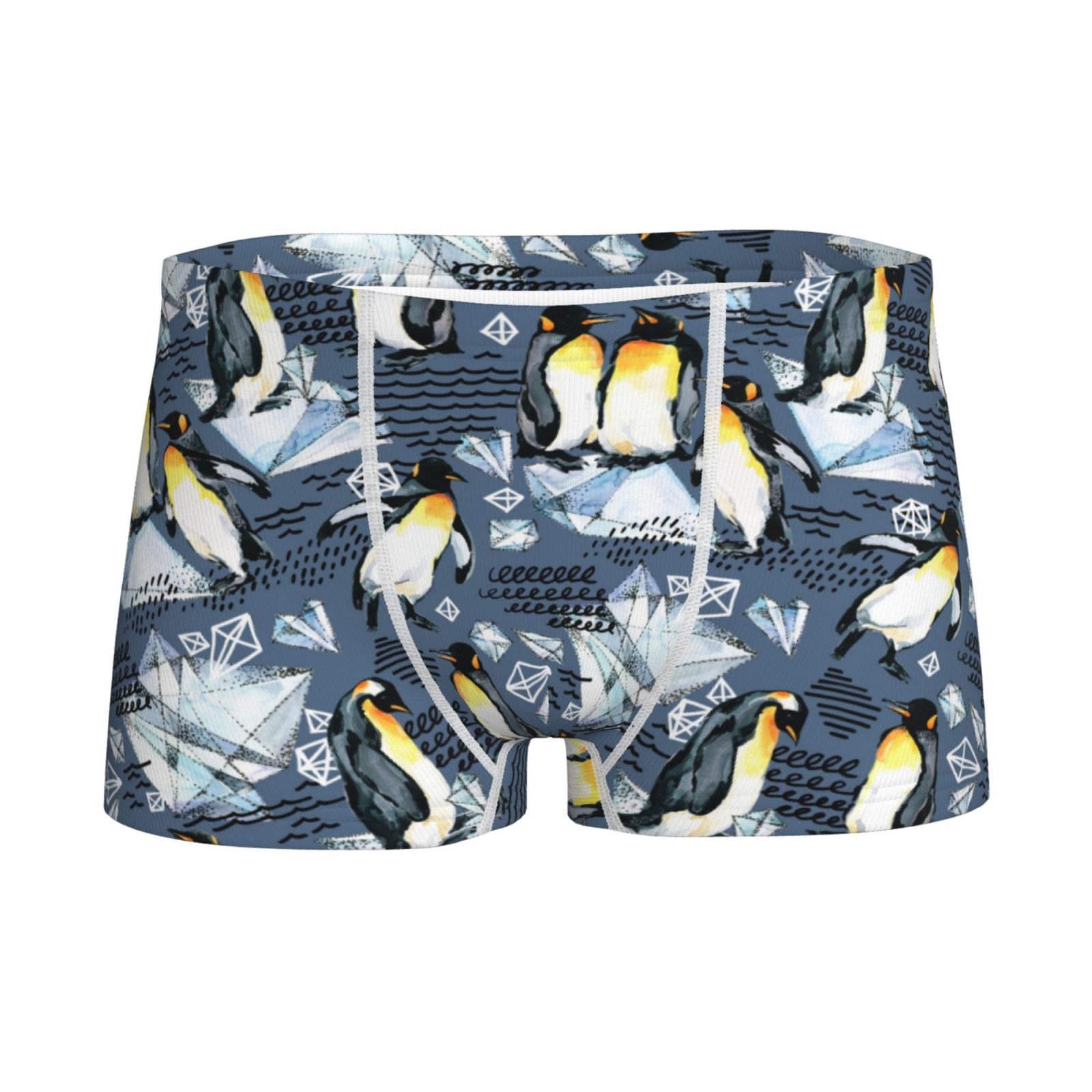 Logiee Penguin Arctic Adventure Print Boys' Boxer Briefs,Tween Boy ...