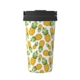 thumbnail image 1 of Logiee Pineapple Print Stainless Steel Coffee Tumbler, Travel Coffee Mug, Insulated Coffee Mug with Lid, Spill Proof Coffee Cup, Portable Thermal Mug, 1 of 8