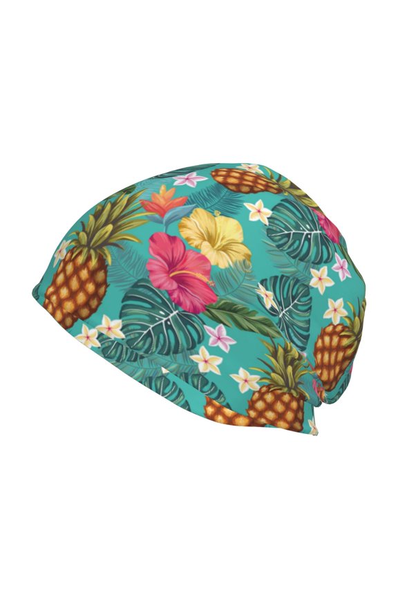 Pineapple Print Unisex Knit Beanie for Men Women Winter Hat,Beanies Skull Caps