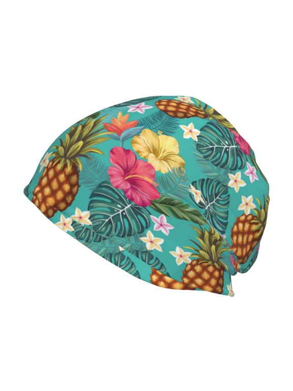 Pineapple Print Unisex Knit Beanie for Men Women Winter Hat,Beanies Skull Caps