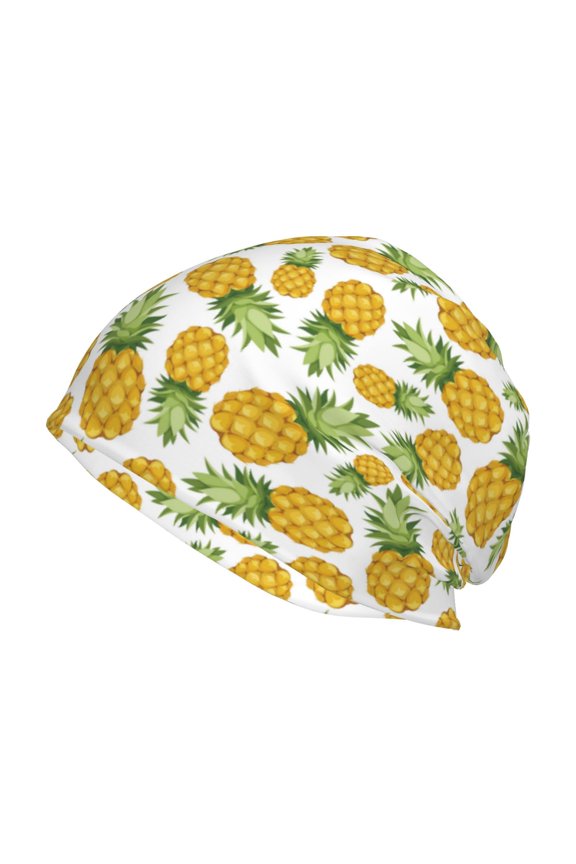 Pineapple Print Unisex Knit Beanie for Men Women Winter Hat,Beanies Skull Caps