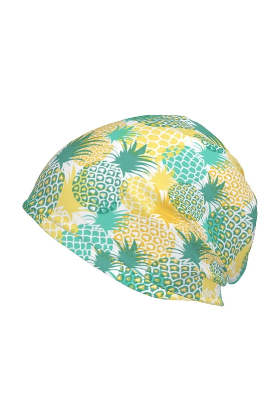 Pineapples1 Print Unisex Knit Beanie for Men Women Winter Hat,Beanies Skull Caps