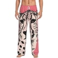 thumbnail image 1 of Logiee Pink Cheetah Art Print Pajama Pants for Men,Men’s Pajama Bottoms,Mens PJ Pants with Pockets & Button Fly-3X-Large, 1 of 6