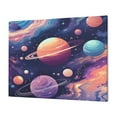 thumbnail image 1 of Logiee Planet Pastel Galaxy Print Canvas Wall Art,Canvas Picture Prints with Frame, Wall Art Decorative,Canvas Decorative,Suitable for Living Room Bedroom Office Room 30x40, 1 of 6