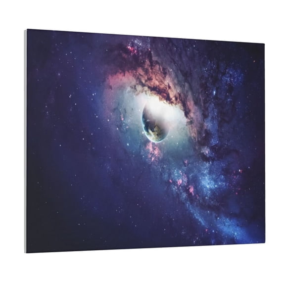 Logiee Planets Stars And Galaxies Print Canvas Wall Art ,Art Poster,Canvas Decorative Picture,Decor Wall Pictures for Living Room Bedroom Bathroom,Ready to Hang
