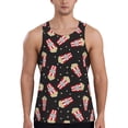 thumbnail image 1 of Logiee Popcorn Print Men's Workout Tank Top,Quick Dry Workout Tank Top,Gym Muscle Tee,Fitness Bodybuilding Sleeveless T Shirt-XX-Large, 1 of 7