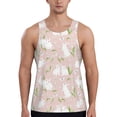 thumbnail image 1 of Logiee Rabbit Print Men's Workout Tank Top,Quick Dry Workout Tank Top,Gym Muscle Tee,Fitness Bodybuilding Sleeveless T Shirt-Medium, 1 of 7