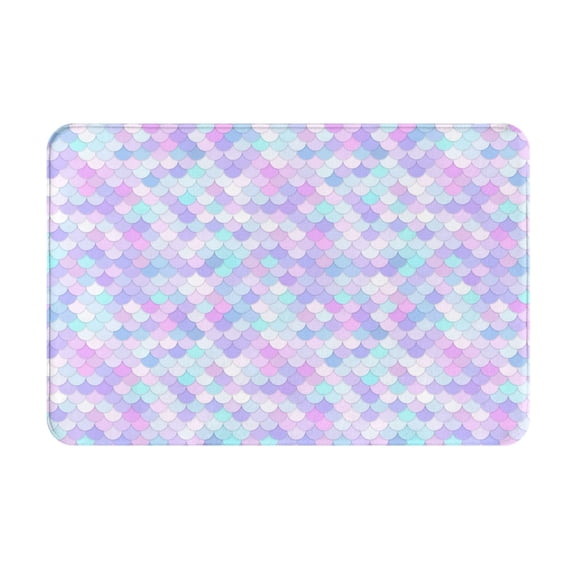 Logiee Rainbow Scales Print Welcome Mats for Entryway,Door Mat for Front Door,Entry Mat,Doormat for Garden, Garage, Patio, Home, Porch Decor