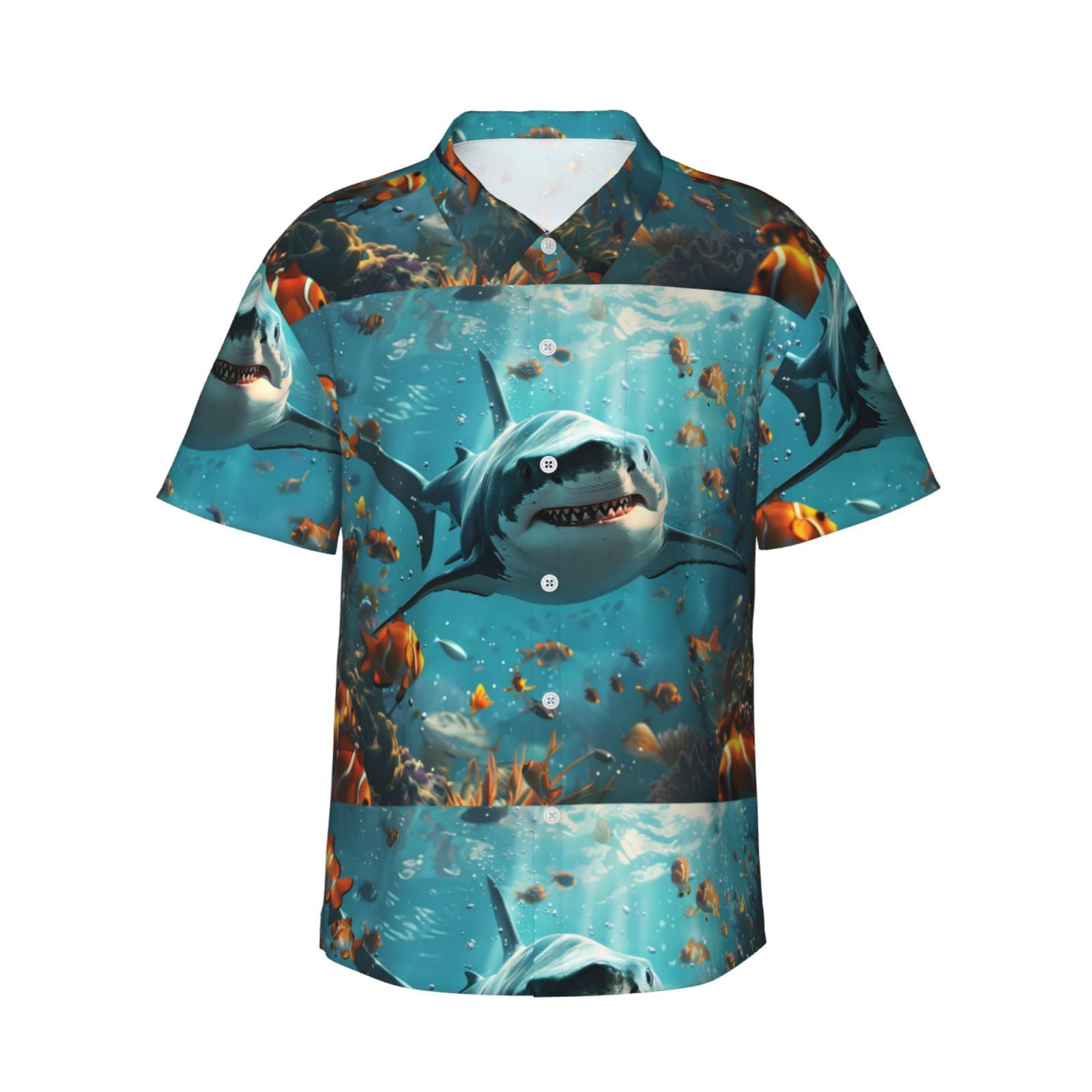 Ocean Print Long Sleeve Shirt main image 1