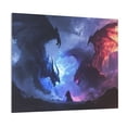 thumbnail image 1 of Logiee Red And Blue Fire Dragon Print Canvas Wall Art ,Art Poster,Canvas Decorative Picture,Decor Wall Pictures for Living Room Bedroom Bathroom,Ready to Hang, 1 of 6