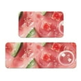 thumbnail image 1 of Logiee Refreshing Watermelon Slices Print Kitchen Mats for Floor Sets of 2,Waterproof Kitchen Rugs,Non Slip Comfort Standing Mat Rug for Home,Runner,Sink,Office,Laundry, 1 of 6
