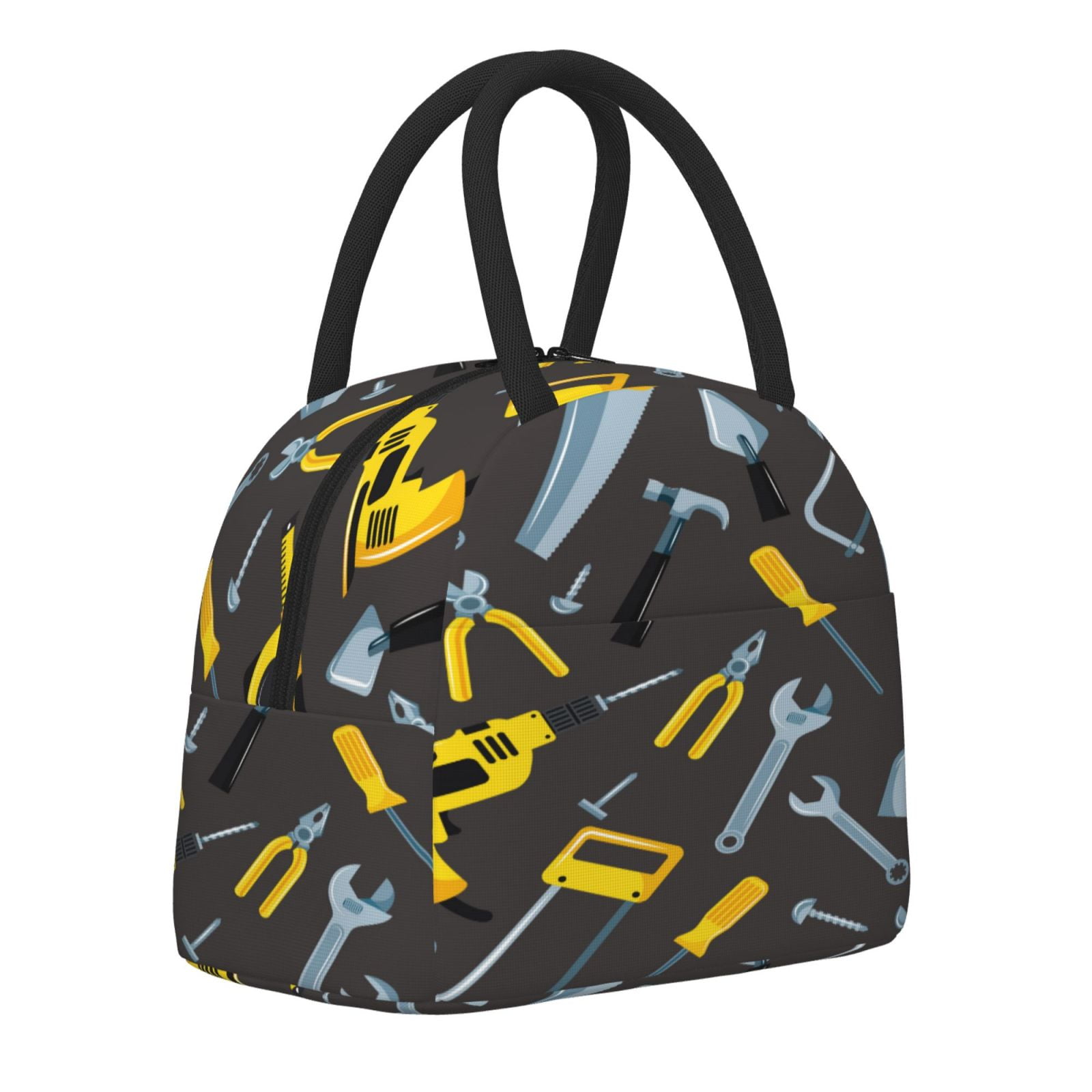 Logiee Repair tools (2) Print Lunch Bag for Women & Men,Adult Insulated Lunch Box,Food Lunch Containers,Reusable High Capacity Lunch Tote Bags for Work, Travel, Outdoor