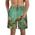 thumbnail image 1 of Logiee Retro Birds Print Mens Swim Trunks Quick Dry Board Shorts,Breathable Hawaii Beach Shorts Swimwear Bathing Suits-Medium, 1 of 6