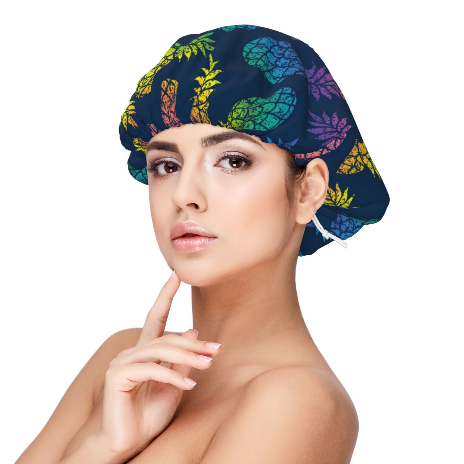 Elegant Pineapple and Silk Bonnet for Timeless Style