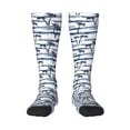 thumbnail image 1 of Logiee Retro Coconut Tree Print Gift Stocking Stuffers,Adult Stockings,Novelty Socks,Funny Socks Birthday Running Walking Sleeping, 1 of 6