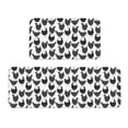 thumbnail image 1 of Logiee Retro Rooster Print Kitchen Mats for Floor Sets of 2,Waterproof Kitchen Rugs,Non Slip Comfort Standing Mat Rug for Home,Runner,Sink,Office,Laundry, 1 of 6