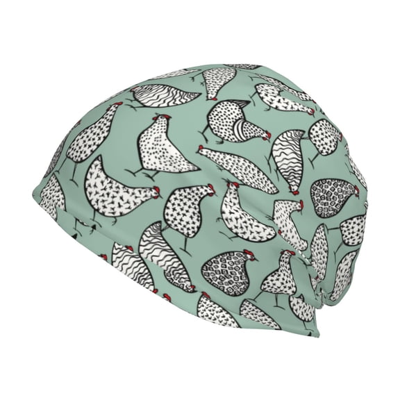 Logiee Retro Rooster4 Print Unisex Knit Beanie for Men Women Winter Hat,Beanies Skull Caps
