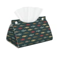 thumbnail image 1 of Logiee River Freshwater Fish Print Tissue Box Cover,Stylish Tissue Box Holder Decorative Tissue Cover for Bathroom Toilet Bedroom Living Room Table Desk Office, 1 of 7