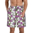 thumbnail image 1 of Logiee Rose Flowers Print Mens Swim Trunks Quick Dry Board Shorts,Breathable Hawaii Beach Shorts Swimwear Bathing Suits-3X-Large, 1 of 6