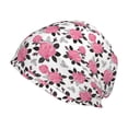 thumbnail image 1 of Logiee Rose Flowers Print Unisex Knit Beanie for Men Women Winter Hat,Beanies Skull Caps, 1 of 7