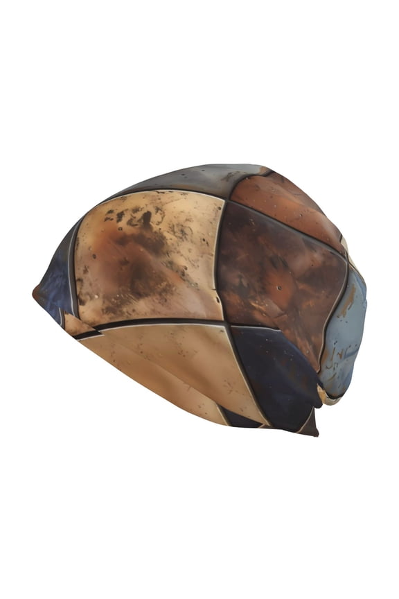 Rustic Tile Pattern Print Unisex Knit Beanie for Men Women Winter Hat,Beanies Skull Caps