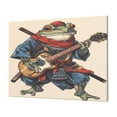 thumbnail image 1 of Logiee Samurai Frog Guitar Print Canvas Wall Art,Canvas Picture Prints with Frame, Wall Art Decorative,Canvas Decorative,Suitable for Living Room Bedroom Office Room 30x40, 1 of 6